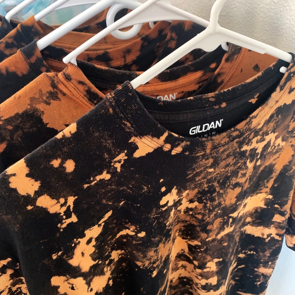 Reverse tie dye T-shirt